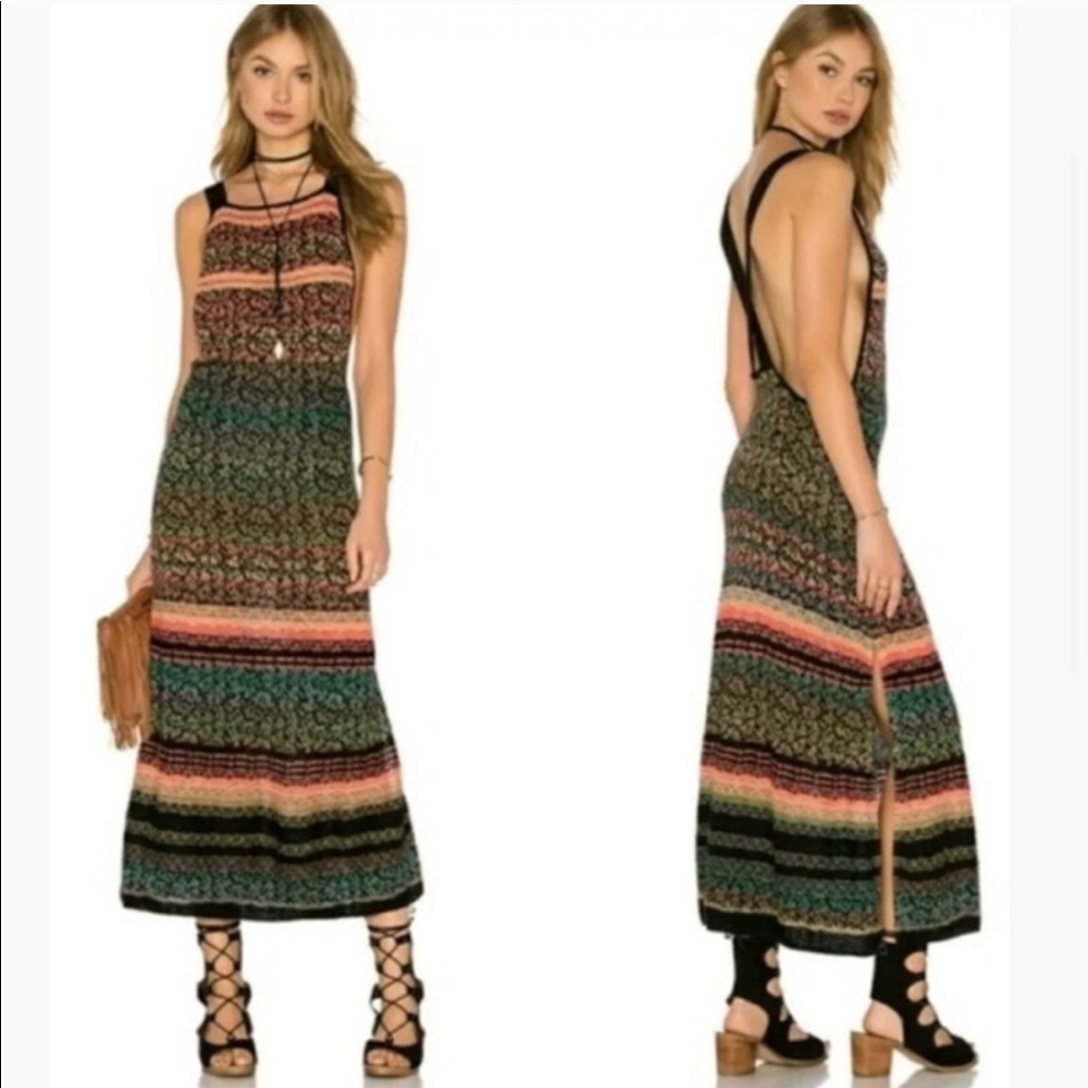 Free People ‘Midnight Flowers’ knit maxi dress - Picture 2 of 14